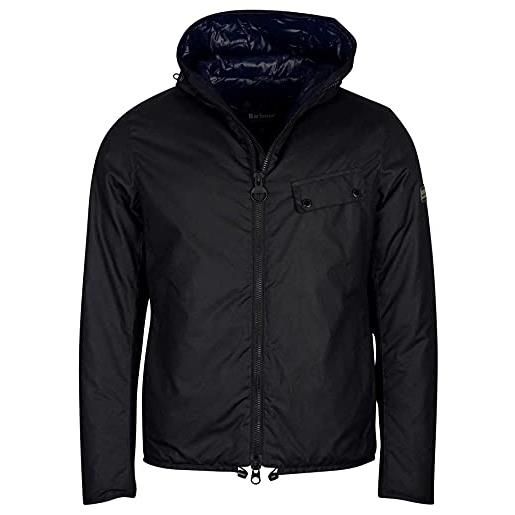 Barbour International vision - giacca in cera, nero , m