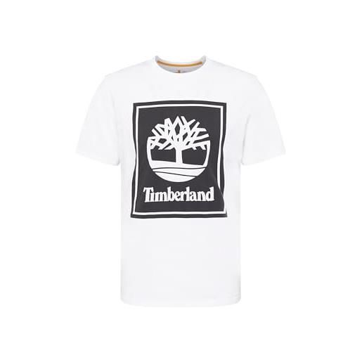 Timberland maglietta da uomo, bianco / nero, xxxl