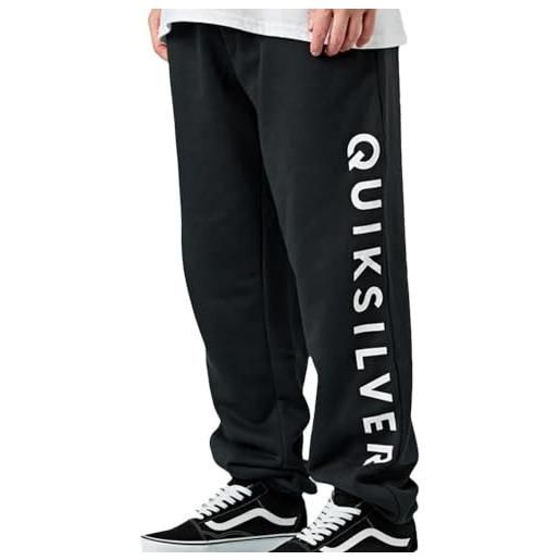 Quiksilver jogging noir homme trackpant pantalone, multicolore, xl uomo