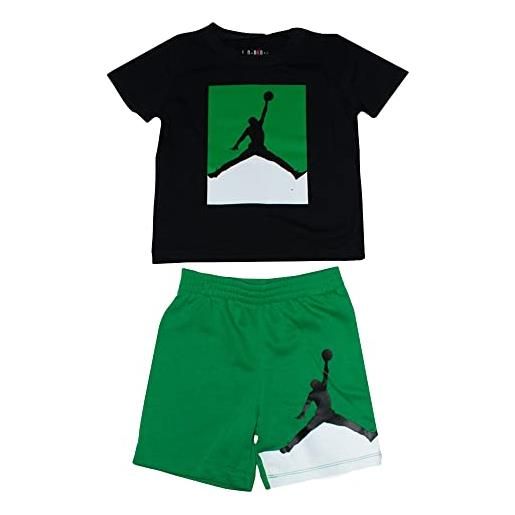 Nike jordan completo t-shirt e shorts da bambino jumpman grigio taglia 6-7 a codice 85c203-f4f