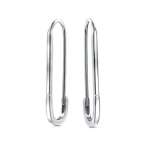 Bling Jewelry simbolo d'ispirazione sostegno agli sfollati orecchini a goccia con perno di sicurezza per motociclisti per donne adolescenti. 925 sterling silver