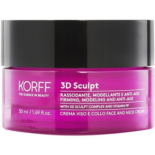 Korff 3d sculpt crema rassodante viso e collo 50 ml