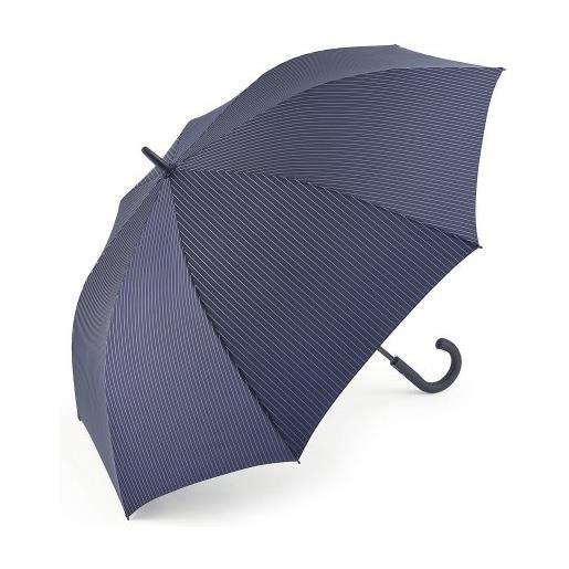 Fulton knightsbridge 2 ombrello unisex per adulti, city stripe navy/cloud, taglia unica, ombrello bastone