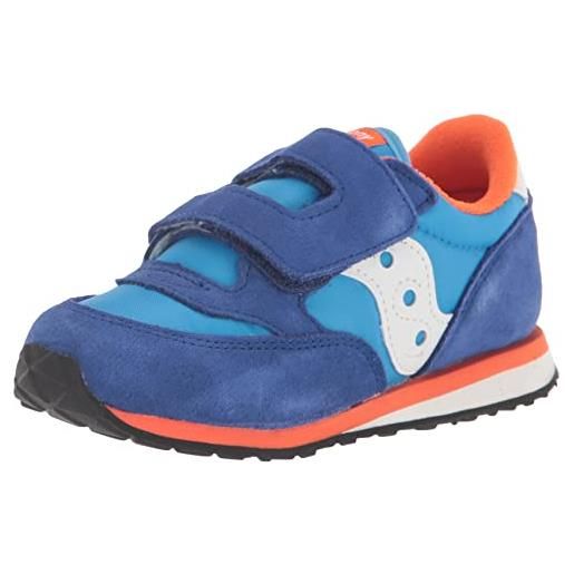 Saucony scarpe da bambino bimbo jazz sl267017 sneakers infant casual strappo blu, 24 eu
