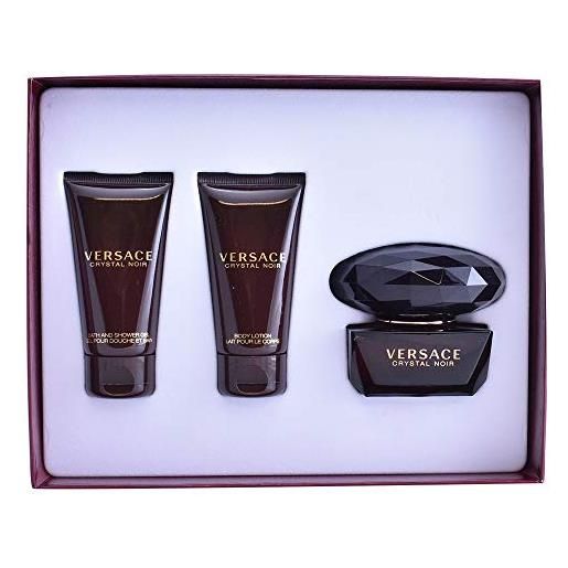 Versace crystal noir lote 3 pz - 150 ml