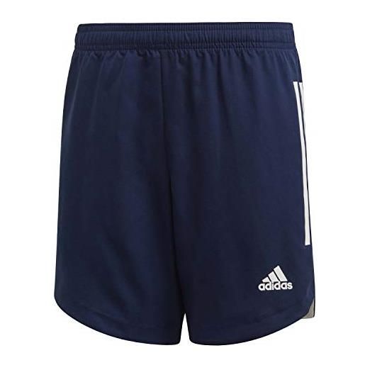 Adidas condivo 20, pantaloncini da calcio bambino, team navy blue/bianco, 116