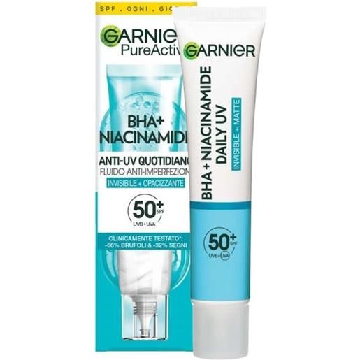 L'OREAL ITALIA SpA DIV. CPD anti-uv fluido anti-imperfezioni bha+ e niacinamide spf50+ garnier 40ml