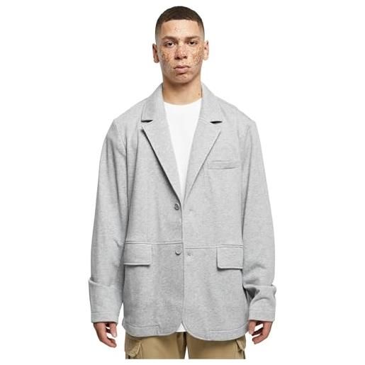 Urban Classics terry blazer giacca, grigio, xl uomo