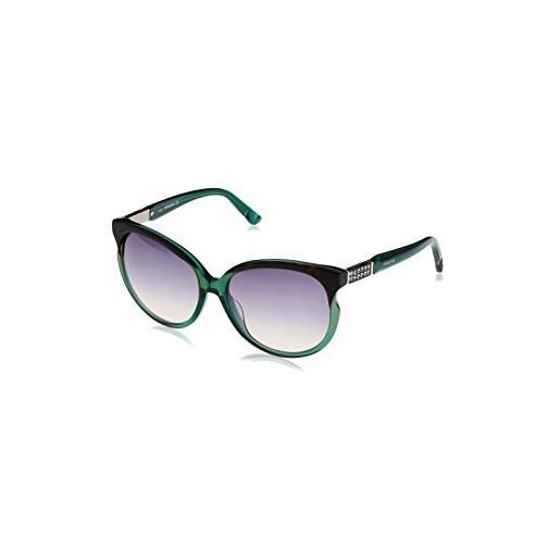 Swarovski sunglasses sk0081 96p-58-16-140 occhiali da sole, verde (grün), 58 donna