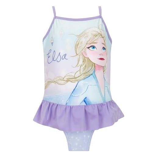 Disney frozen costume da bagno bambina | costume mare frozen | costume intero ragazza | blu 7-8 anni