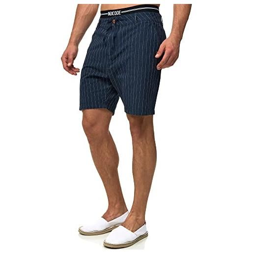 Indicode uomini giwgros chino shorts | pantaloncini chino con 4 tasche navy xl