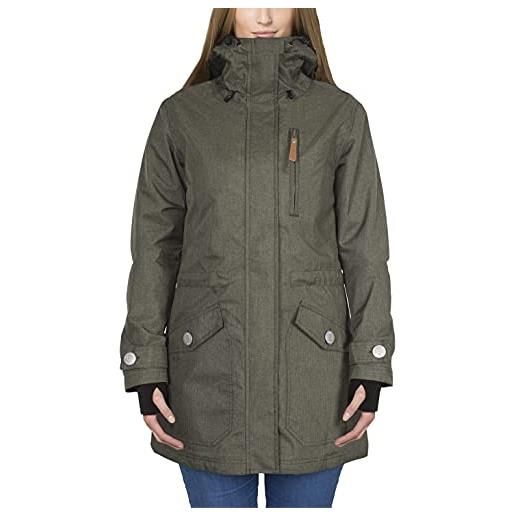 Berydale light parka bd200 giacca funzionale impermeabile e antivento per la primavera-autunno, verde (green 140), m