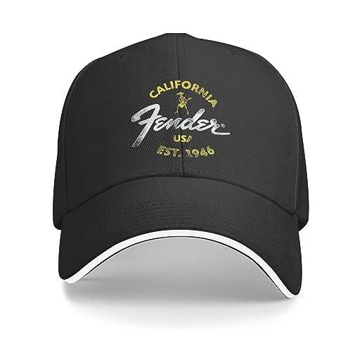 BrAvee berretto da baseball hip-hop fender il berretto da baseball della california merchandising moda copricapo stile unisex regalo di compleanno golf quotidiano cappello di natale