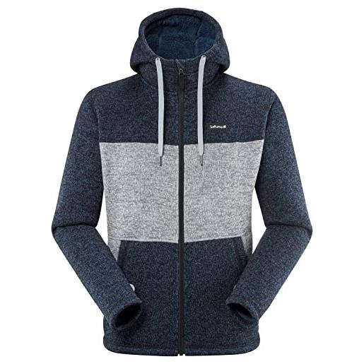 Lafuma cali hoodie, giacche di pile da escursionismo uomo, heather grey, s