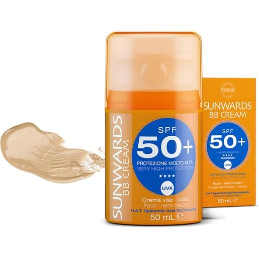 GENERAL TOPICS Srl synchroline sunwards bb face cream protezione molto alta spf50+ 50ml