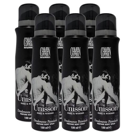 FEI FAN deodorante spray unisex, unisson 150ml (6 spray)