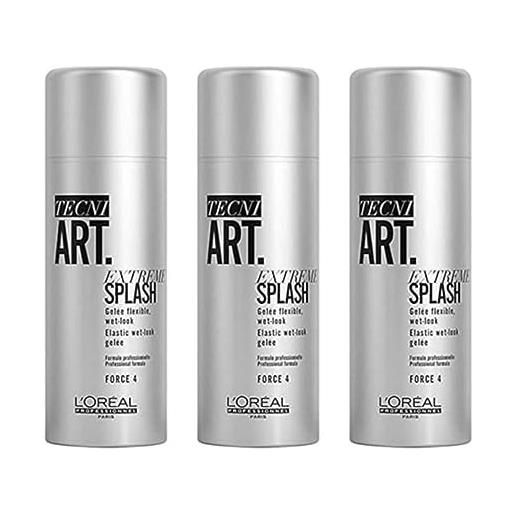 L'Oréal Professionnel - trio tecni art extreme splash gelatina fissaggio 3x150ml