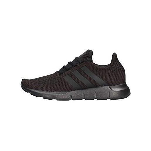 adidas swift run, scarpe da ginnastica basse uomo, nero (black aq0863), 46 eu