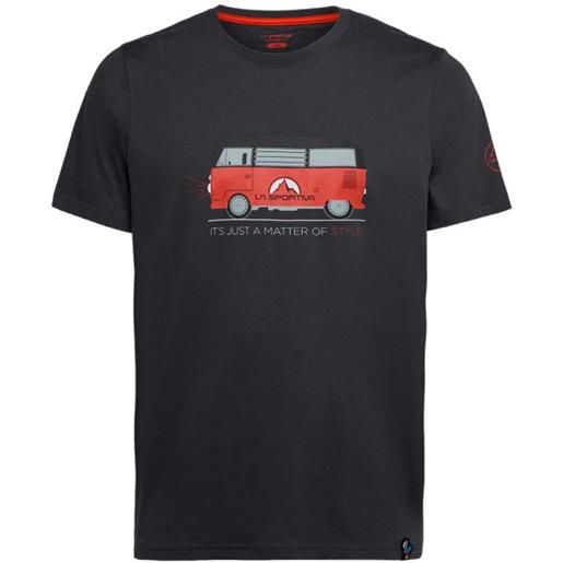 LA SPORTIVA t-shirt van uomo carbon/cherry tomato