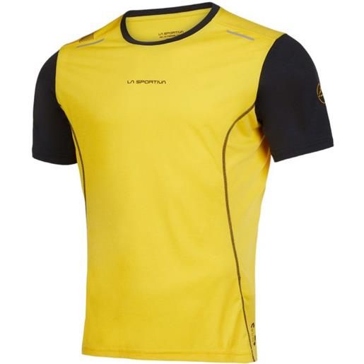 LA SPORTIVA t-shirt tracer uomo yellow/black