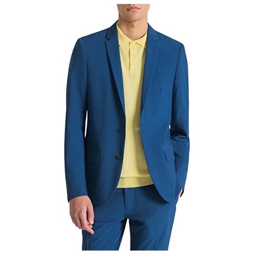 Antony Morato giacca da completo uomo bonnie slim fit mmjs00018-fa600255 54 (xxl) azzurro