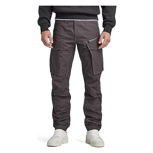 G-STAR RAW rovic zip 3d regular tapered pants, pantaloni uomo, grigio (shadow d02190-d213-992), 31w / 32l