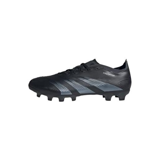 adidas unisex - adulto predator 24 league low multi-ground boots, core black / carbon / core black, 42 eu