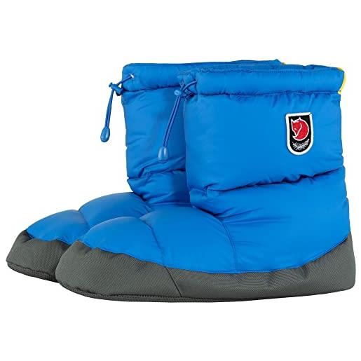 Fjallraven 90662-525 expedition down booties/expedition down booties pantofole unisex - adulto un blue taglia m