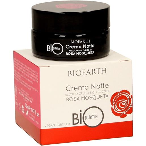 BIOEARTH INTERNATIONAL Srl bio rosa mosqueta crema notte 50ml