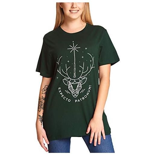 Cotton division t-shirt harry potter, green, l uomo