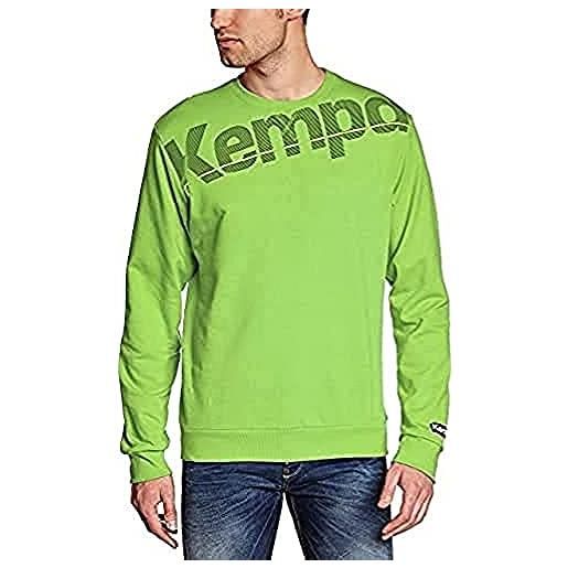 Kempa - felpa da uomo core, verde (hope grün), xxl