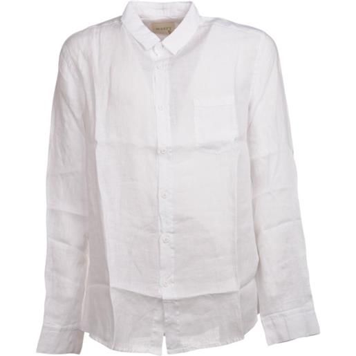 40Weft camicia manica lunga modello morbido in tessuto leggero di lino