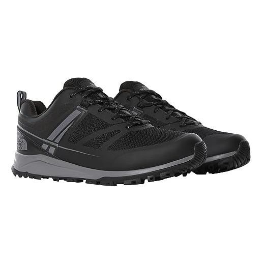 The North Face m litewave futurelight, scarpe da ginnastica uomo, tnf nero zinco grigio, 45.5 eu