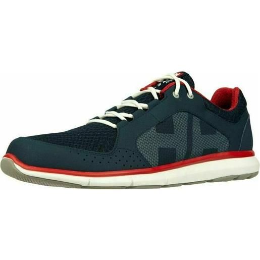 Helly Hansen men's ahiga v4 hydropower sneakers navy/flag red/off white 46,5