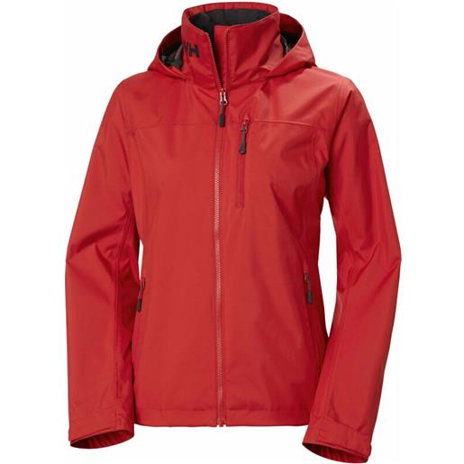 Helly Hansen women's crew hooded 2.0 giacca red xs