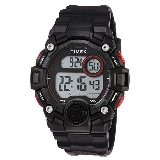 Timex orologio digitale uomo con cinturino in resina tw5m27600