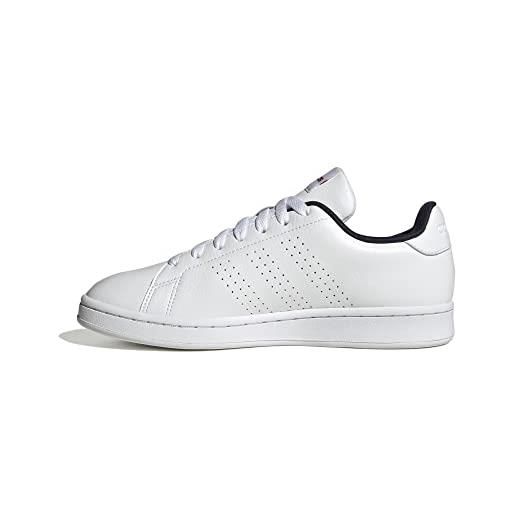 adidas advantage, scarpe da tennis donna, ftwr white ftwr white, 38 eu