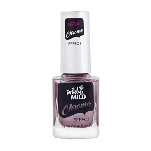 Wild&Mild ch04 rise & shine - smalto per unghie, effetto cromato, colore: rosa chiaro