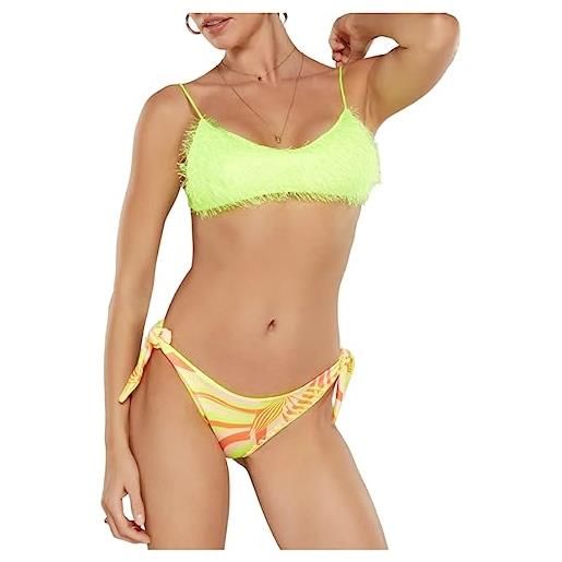 F**K costume da bagno donna bikini fk23-0940x1 giallo