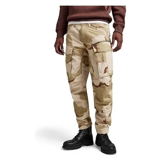 G-STAR RAW rovic zip 3d regular tapered pants, pantaloni uomo, beige (spray green gd d02190-d388-d847), 32w / 32l