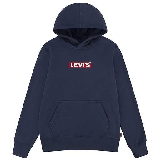 Levi's kids lvb batwing fill hoodie 9ej322, felpe con cappuccio bambino, meteorite, 