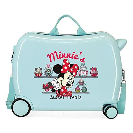Disney mickey that's easy valigia per bambini, verde, 50 x 38 x 20 cm, rigida abs, chiusura a combinazione laterale, 34 l, 3 kg, 2 bagaglio a mano