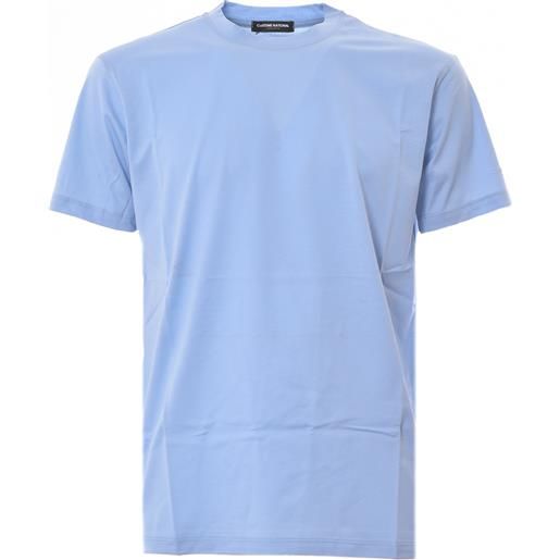 Costume National Contemporary t-shirt in cotone azzurro cielo