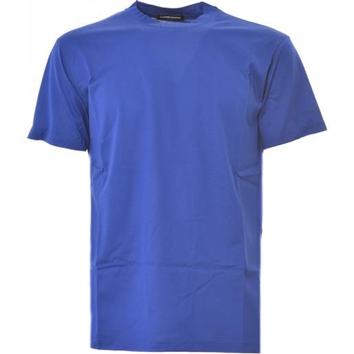 Costume National Contemporary t-shirt in cotone blu royal