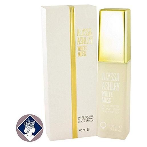 Alyssa ashley white musk 100ml/3.4oz eau de toilette spray edt perfume for women