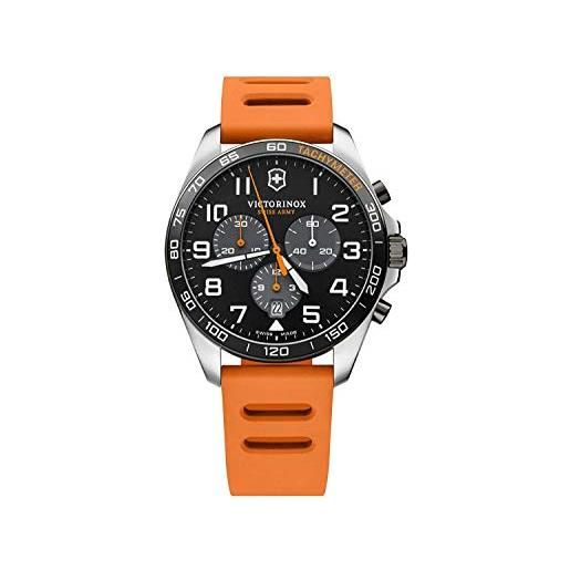 Victorinox uomo field. Force sport cronografo - orologio al quarzo analogico in acciaio inossidbile fabbricato in svizzera 241893