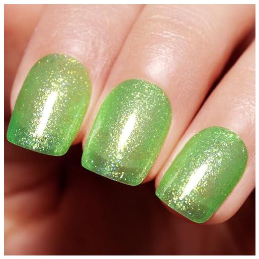 Imtiti smalto gel per unghie, 1 pz 15 ml traslucido glitter verde chiaro colore soak off uv led nail art starter manicure salon fai da te a casa lampada per unghie necessaria