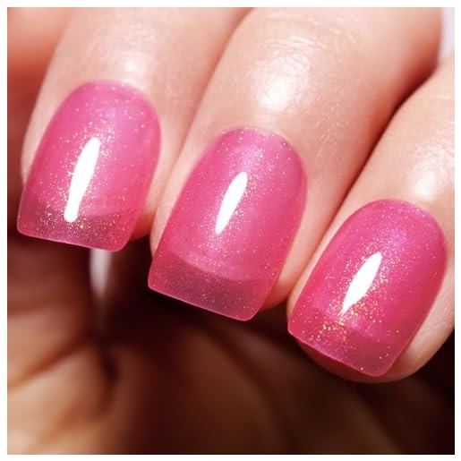 Imtiti smalto gel per unghie, 1 pz 15 ml glitter traslucido rosa rosso soak off uv led nail art starter manicure salon fai da te a casa lampada per unghie necessaria