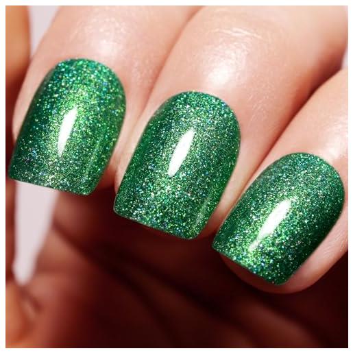 Imtiti smalto gel per unghie, 1 pz 15 ml glitter verde mare soak off uv led nail art starter manicure salon fai da te a casa lampada per unghie necessaria