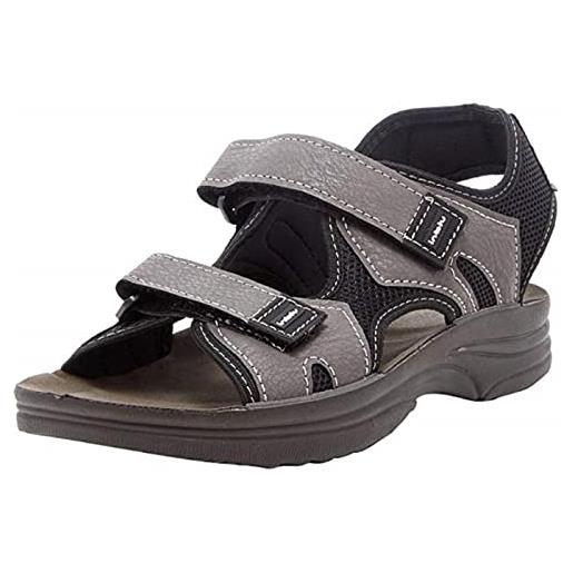 Inblu sandalo doppio strappo uomo ry25 grigio (44 eu)